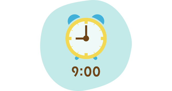 イラスト：9:00