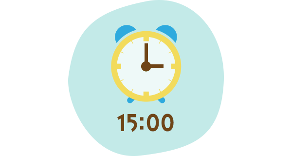 イラスト：15:00